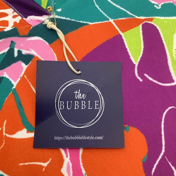 The Bubble Womens Birdie Golf‎ Tennis Top Floral Size Medium NWT - Picture 4 of 8